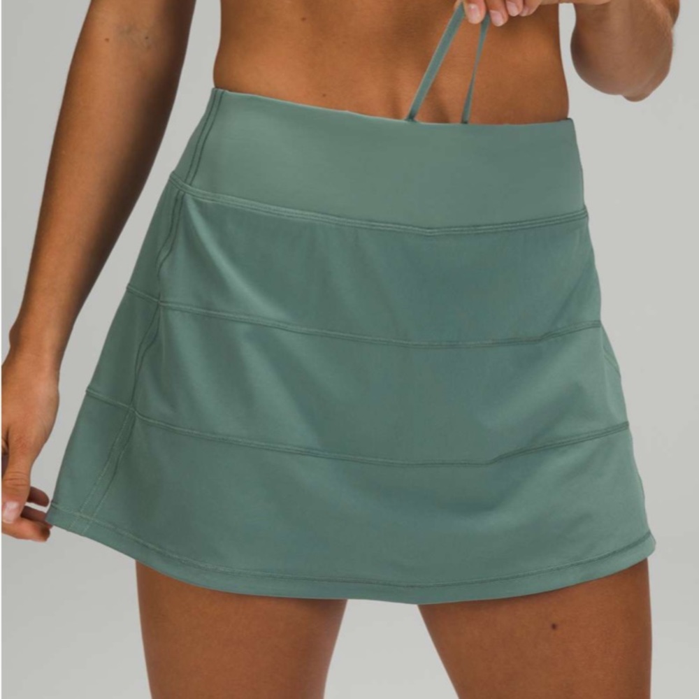 Lululemon Pace Rival Skirt *Tall Tidewater Teal - Picture 3 of 7